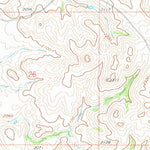 United States Geological Survey Lookout Butte SE, ND (1971, 24000-Scale) digital map