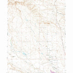 United States Geological Survey Lookout Butte SW, WY (1951, 24000-Scale) digital map