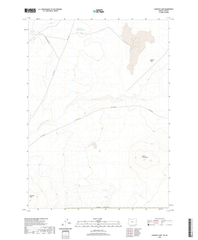 United States Geological Survey Lookout Lake, OR (2020, 24000-Scale) digital map