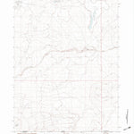 United States Geological Survey Lookout Lake, OR-NV (1982, 24000-Scale) digital map