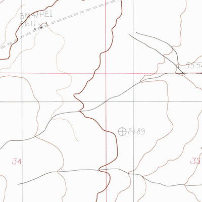 United States Geological Survey Lookout Lake, OR-NV (1982, 24000-Scale) digital map