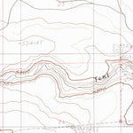 United States Geological Survey Lookout Lake, OR-NV (1982, 24000-Scale) digital map