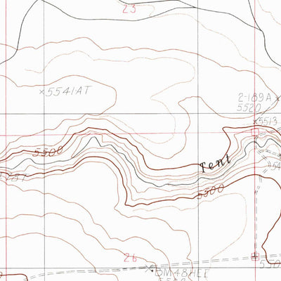 United States Geological Survey Lookout Lake, OR-NV (1982, 24000-Scale) digital map