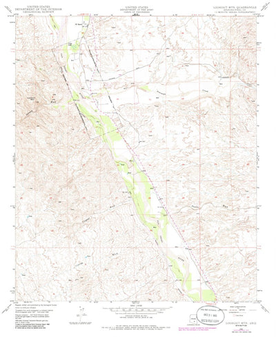 United States Geological Survey Lookout Mountain, AZ (1949, 24000-Scale) digital map