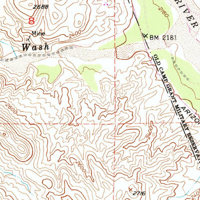 United States Geological Survey Lookout Mountain, AZ (1949, 24000-Scale) digital map