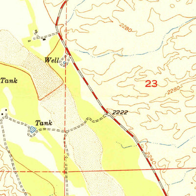 United States Geological Survey Lookout Mountain, AZ (1950, 24000-Scale) digital map