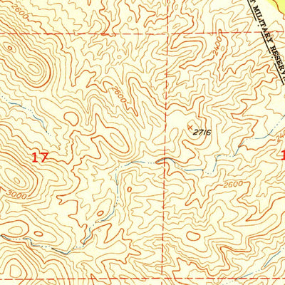 United States Geological Survey Lookout Mountain, AZ (1950, 24000-Scale) digital map