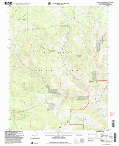 United States Geological Survey Lookout Mountain, CO (2001, 24000-Scale) digital map