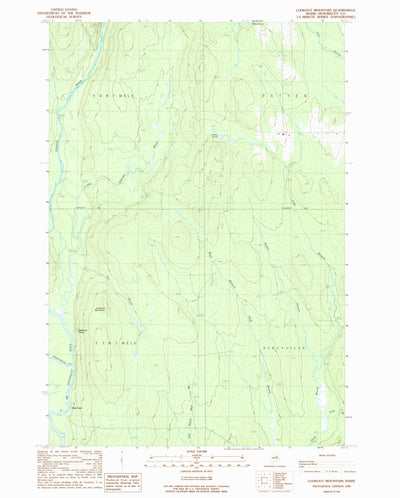 United States Geological Survey Lookout Mountain, ME (1989, 24000-Scale) digital map