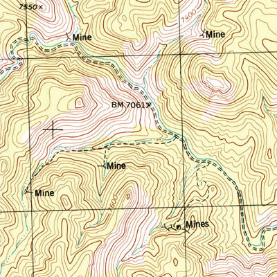 United States Geological Survey Lookout Mountain, NM (1981, 24000-Scale) digital map