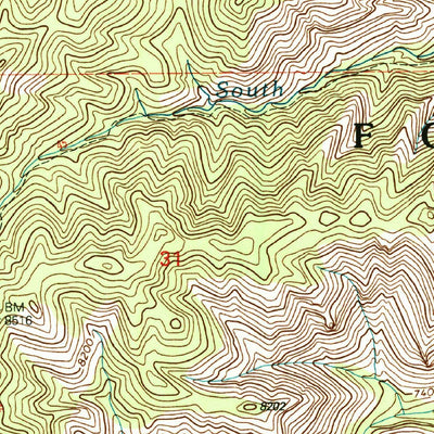 United States Geological Survey Lookout Mountain, NM (1999, 24000-Scale) digital map