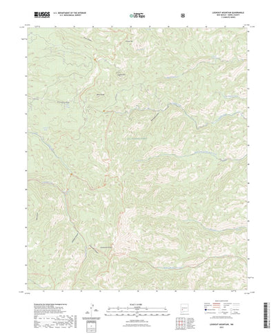United States Geological Survey Lookout Mountain, NM (2023, 24000-Scale) digital map