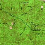 United States Geological Survey Lookout Mountain, OR (1951, 62500-Scale) digital map