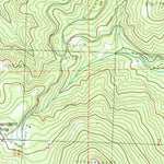 United States Geological Survey Lookout Mountain, OR (1990, 24000-Scale) digital map
