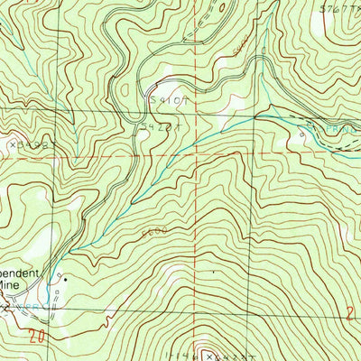 United States Geological Survey Lookout Mountain, OR (1990, 24000-Scale) digital map