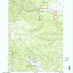 United States Geological Survey Lookout Mountain, OR (1992, 24000-Scale) digital map