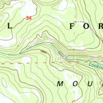 United States Geological Survey Lookout Mountain, OR (1992, 24000-Scale) digital map