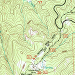 United States Geological Survey Lookout Mountain, OR (1992, 24000-Scale) digital map