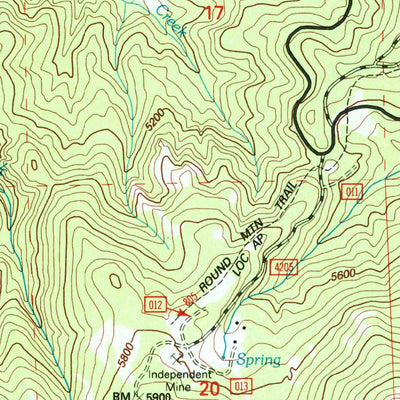 United States Geological Survey Lookout Mountain, OR (1992, 24000-Scale) digital map