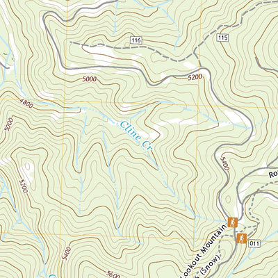 United States Geological Survey Lookout Mountain, OR (2020, 24000-Scale) digital map