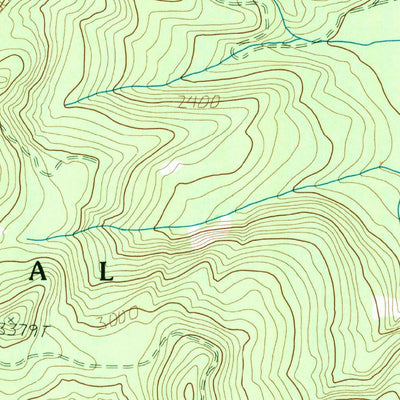 United States Geological Survey Lookout Mountain, WA (1986, 24000-Scale) digital map