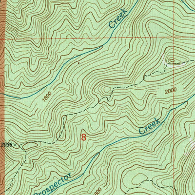 United States Geological Survey Lookout Mountain, WA (1998, 24000-Scale) digital map