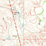 United States Geological Survey Lookout, OK-KS (1970, 24000-Scale) digital map