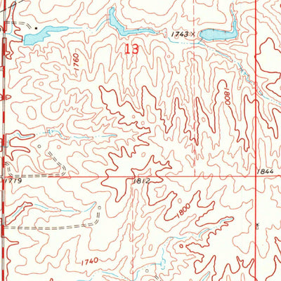 United States Geological Survey Lookout, OK-KS (1970, 24000-Scale) digital map