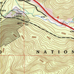 United States Geological Survey Lookout Pass, MT-ID (1999, 24000-Scale) digital map