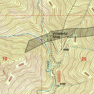 United States Geological Survey Lookout Pass, MT-ID (1999, 24000-Scale) digital map