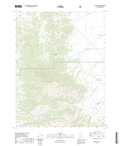 United States Geological Survey Lookout Pass, UT (2023, 24000-Scale) digital map
