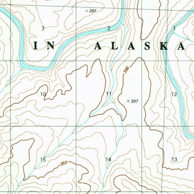 United States Geological Survey Lookout Ridge A-2, AK (1984, 63360-Scale) digital map