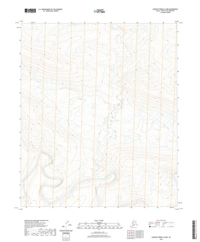 United States Geological Survey Lookout Ridge A-2 NW, AK (2020, 25000-Scale) digital map