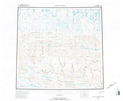 United States Geological Survey Lookout Ridge, AK (1956, 250000-Scale) digital map