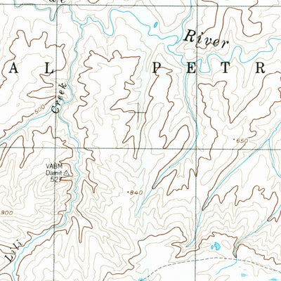United States Geological Survey Lookout Ridge, AK (1956, 250000-Scale) digital map