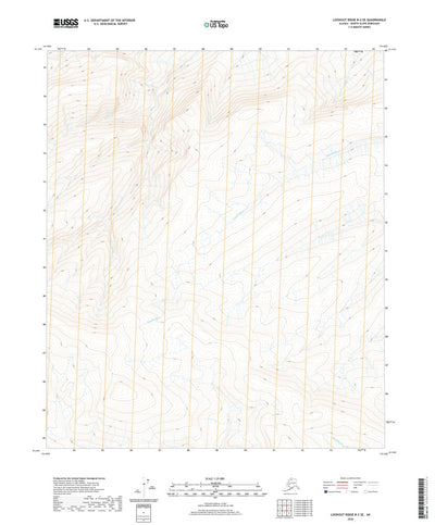 United States Geological Survey Lookout Ridge B-2 SE, AK (2020, 25000-Scale) digital map