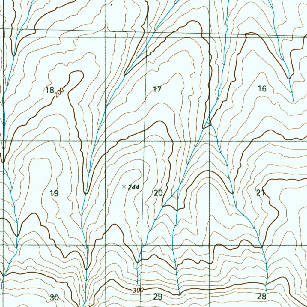 Continuous Ridge Map Lookout Ridge B-3, AK (1985, 63360-Scale) Map by United States ...