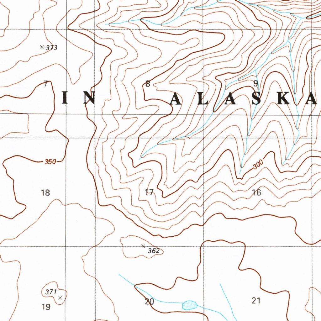 Lookout Ridge B-5, AK (1985, 63360-Scale) Map by United States ...