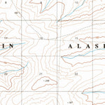 United States Geological Survey Lookout Ridge C-1, AK (1985, 63360-Scale) digital map