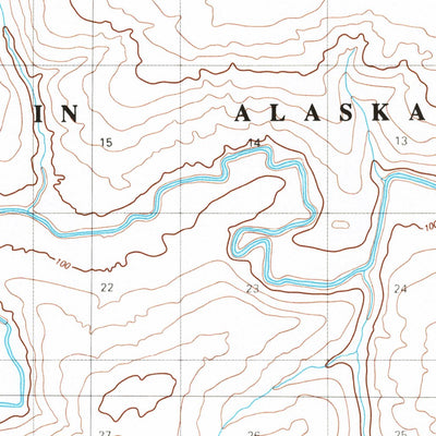 United States Geological Survey Lookout Ridge C-5, AK (1984, 63360-Scale) digital map