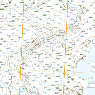 United States Geological Survey Lookout Ridge D-1 NE, AK (2020, 25000-Scale) digital map