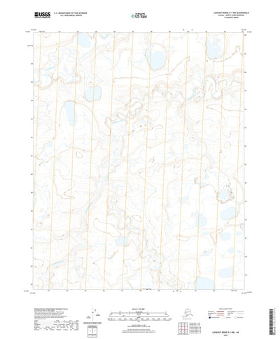 United States Geological Survey Lookout Ridge D-1 NW, AK (2020, 25000-Scale) digital map