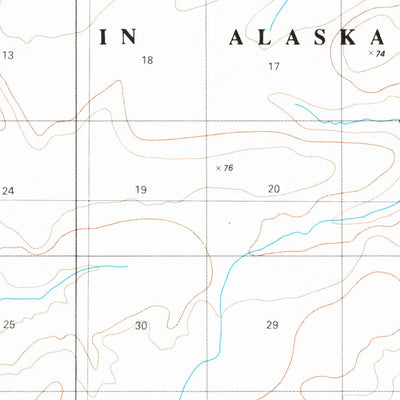 United States Geological Survey Lookout Ridge D-5, AK (1984, 63360-Scale) digital map