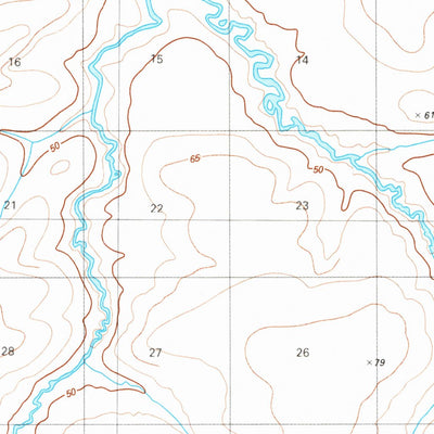 United States Geological Survey Lookout Ridge D-5, AK (1984, 63360-Scale) digital map