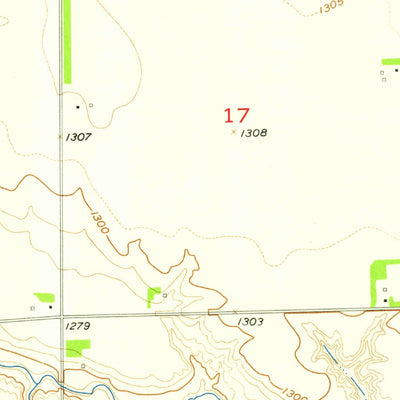 United States Geological Survey Loomis, SD (1957, 24000-Scale) digital map