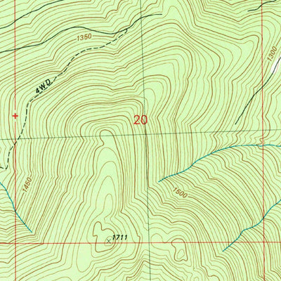 United States Geological Survey Loomis, WA (1982, 24000-Scale) digital map