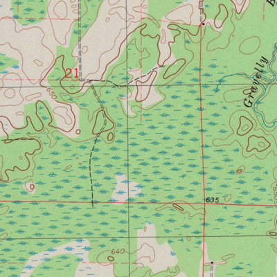 United States Geological Survey Loomis, WI (1982, 24000-Scale) digital map