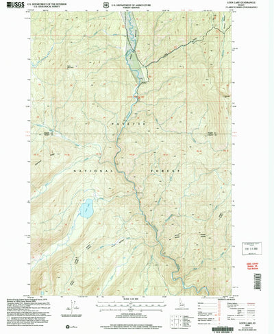 United States Geological Survey Loon Lake, ID (2004, 24000-Scale) digital map
