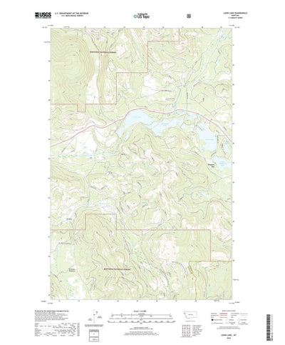 United States Geological Survey Loon Lake, MT (2020, 24000-Scale) digital map