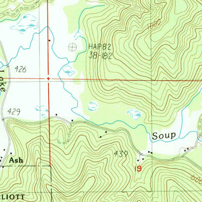 United States Geological Survey Loon Lake, OR (1985, 24000-Scale) digital map
